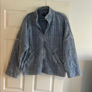 Women’s Blue Quilted Jacket
